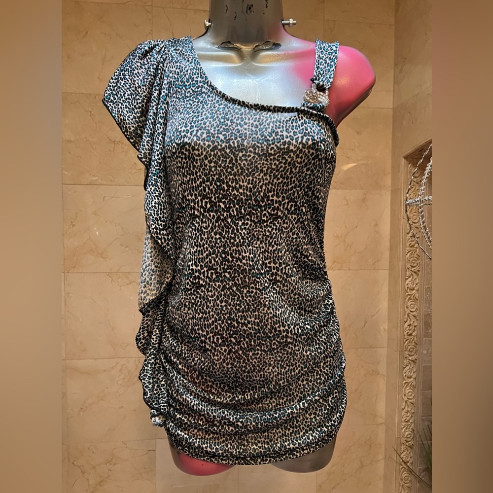 Small leopard top #93